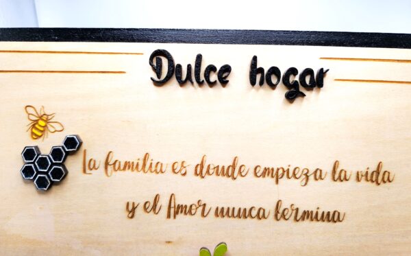 CARTEL DULCE HOGAR - Imagen 3